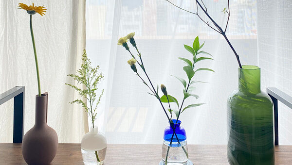花のある生活始めてみました^^